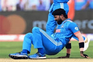 हार्दिक पंड्या चोटिल, विश्व कप से बाहर