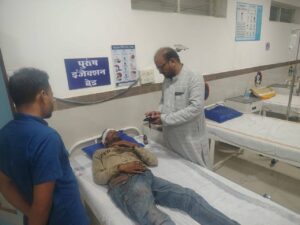 सड़क हादसे में घायल यात्री सिवनी मालवा अस्पताल में