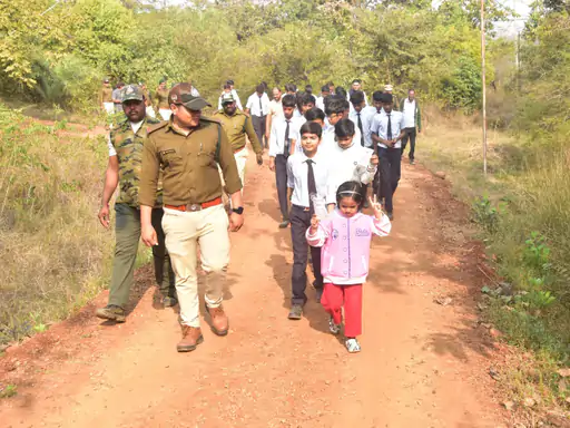 सबसे पहले स्कूली बच्चों ने देखा चंदनपुरा नगर वन:भोपाल में बाघ मूवमेंट क्षेत्र में डेवलप किया; 12 रुपए में घूम सकेंगे लोग