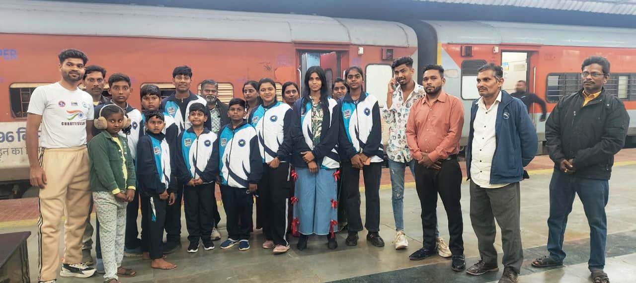 नेशनल ताइक्वांडो प्रतियोगिता के लिए खिलाड़ी हुए रवाना