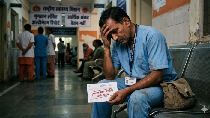 कमीशनखोरी की भेंट चढ़ा आउटसोर्स स्वास्थ्यकर्मियों का वेतन, शहडोल में सात तो दमोह में पांच महीने से खाली हाथ