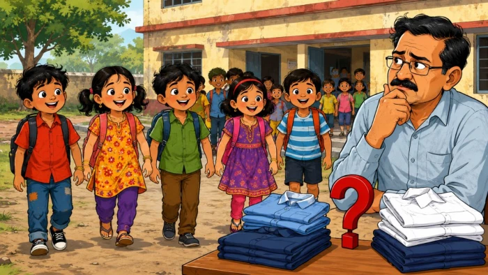 MP के सरकारी स्कूलों में ‘युनिफॉर्म’ पर सस्पेंस: 16 जून से खुलेंगे स्कूल, गणवेश मिलेगी या खाते में आएगी राशि; अब तक नहीं हुआ फैसला