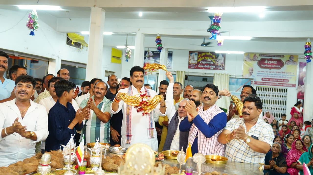 धार्मिक आयोजनों से समाज में शांति, सद्भाव और संस्कारों का होता है विस्तार : गोविंद सिंह राजपूत