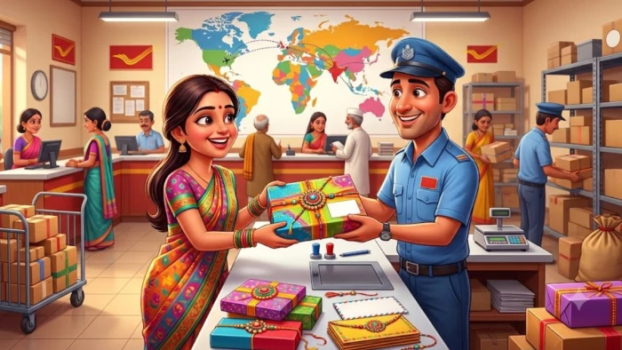 रक्षाबंधन से पहले डाक विभाग की बड़ी तैयारी, 43 प्रधान डाकघरों में खुलेंगे विशेष राखी काउंटर, विदेश भेजने की भी खास व्यवस्था