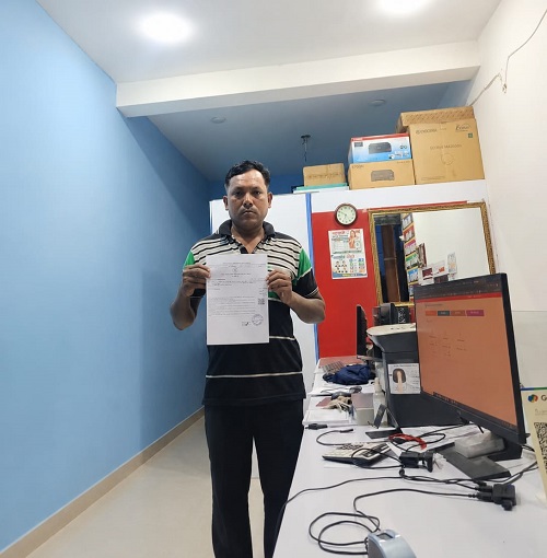 सेवा सेतु से आवेदक को मिली बड़ी राहत, बिना कार्यालय चक्कर लगाए समय पर मिला आय प्रमाण-पत्र
